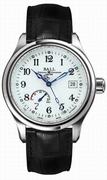 Ball Trainmaster Power Reserve White Dial Men's Watch NM1056D-L1J-WH
