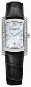 Baume & Mercier Hampton Milleis Black Strap Ladies Diamond Watch 8683