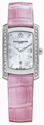 Baume & Mercier Hampton Milleis Pink Strap Women's Quartz Watch 8683