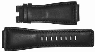 Bell & Ross 24mm Black Leather Strap 24-7-BLKLT