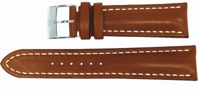 Breitling 22mm Brown Leather Strap 433X