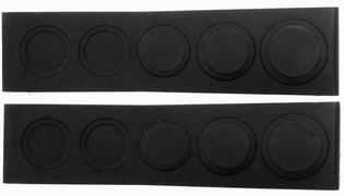 Breitling 22mm Black Rubber Strap 221S