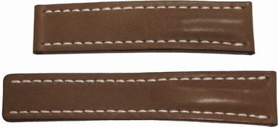 Breitling 22mm Brown Leather Strap 434X / 438X