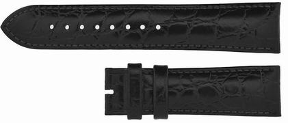 Longines 18mm Black Crocodile Strap LBGCS18