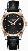 Longines Conquest Classic Diamond & Solid Rose Gold Men's Watch L2.785.5.58.3