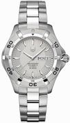 Tag Heuer Aquaracer 2000 Day Date Silver Dial Men's Watch WAF2011.BA0818