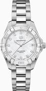 Tag Heuer Aquaracer White Pearl & Diamond Dial Women's Watch WBD1314.BA0740