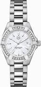 Tag Heuer Aquaracer White Pearl Diamond Ladies Luxury Watch WBD1413.BA0741