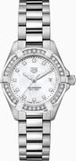 Tag Heuer Aquaracer White Mother of Pearl Diamond Women's Watch WBD1415.BA0741