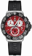 Tag Heuer Formula 1 Red Dial Chronograph Men's Watch CAH1112.FT6024