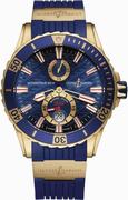 Ulysse Nardin Marine Diver Rose Gold Men's Watch 266-10-3/93